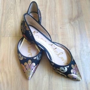 Sam Edelman Rodney Brocade D'Orsay Flats